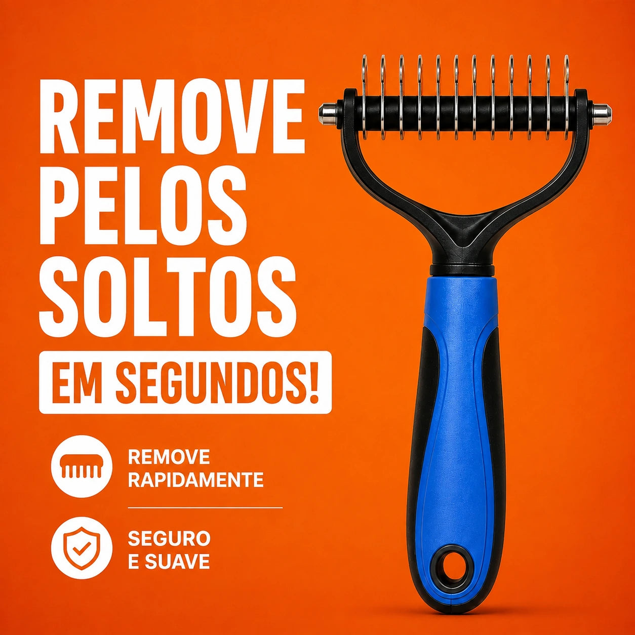 Rasqueadeira Diluu Pro™ - Pelagem lisa e sem Nós