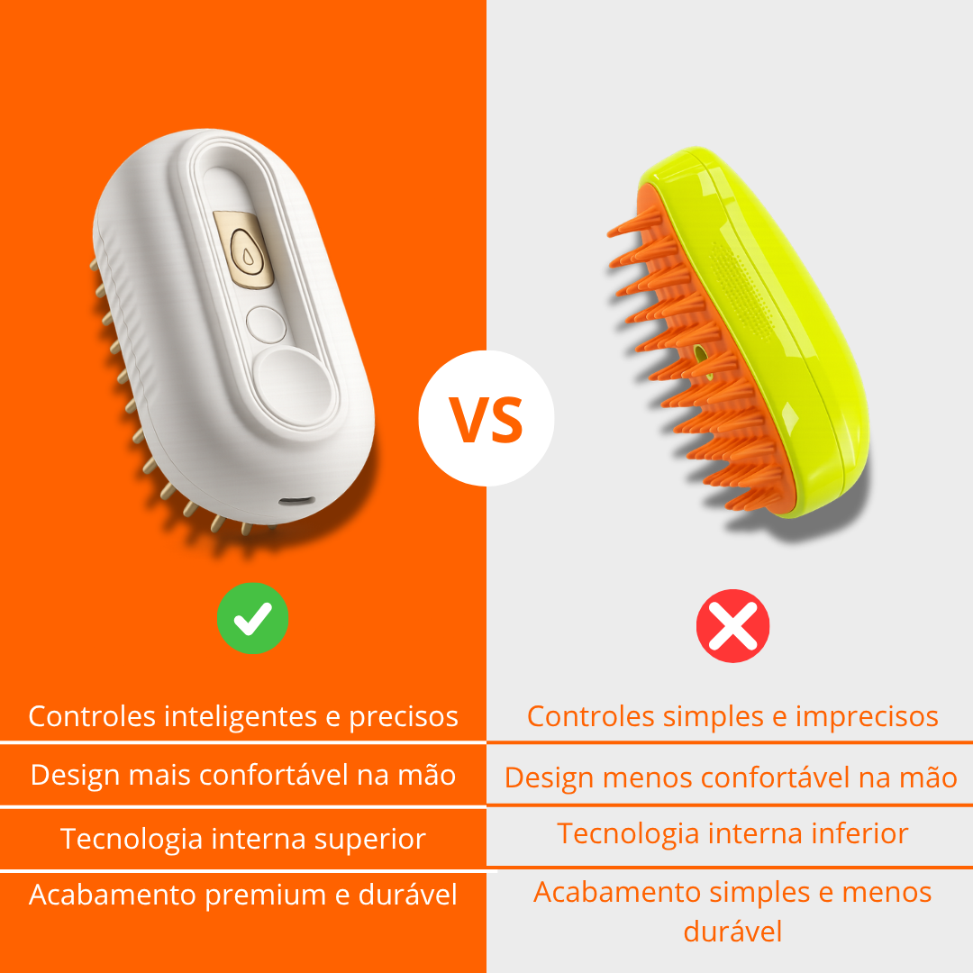 Escova Vaporizadora 3 em 1