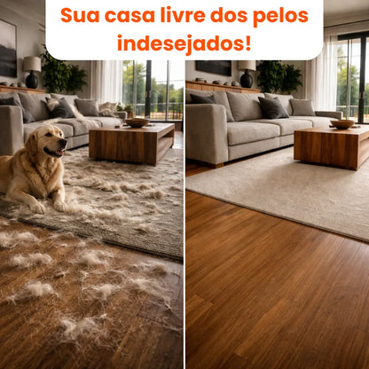 Escova Inteligente 5 em 1 — Controle Total dos Pelos na Sua Casa