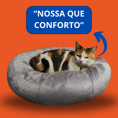 Caminha Pet Redonda Confortável Pelúcia