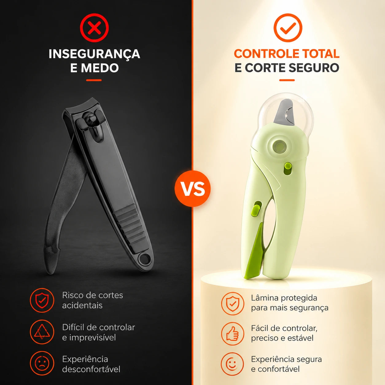 Cortador PetVision Pro™ - Segurança e Conforto