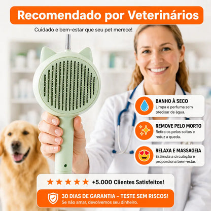 Escova Inteligente 5 em 1 — Controle Total dos Pelos na Sua Casa