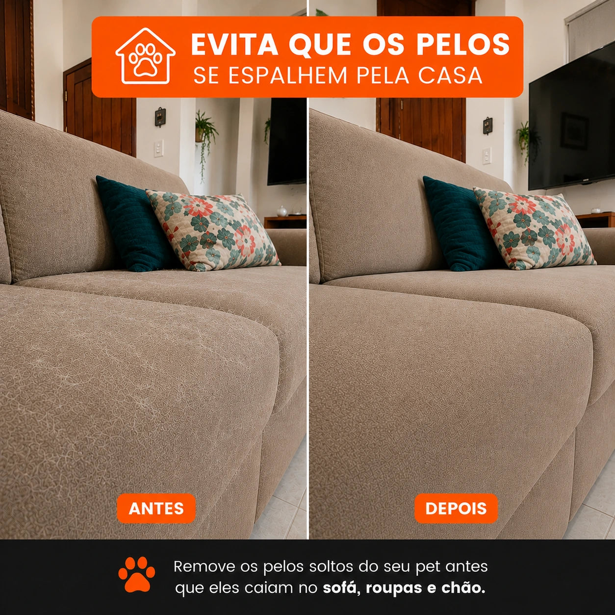 Escova Vaporizadora - Remove Pelos, Limpa e Massageia