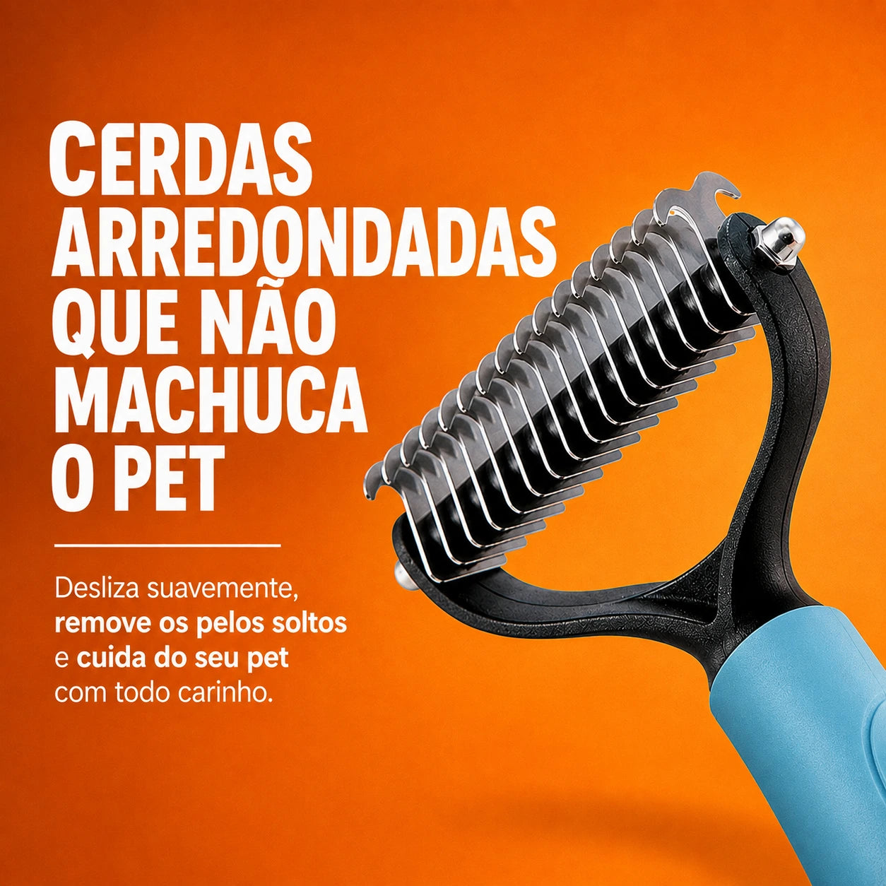 Rasqueadeira Diluu Pro™ - Pelagem lisa e sem Nós