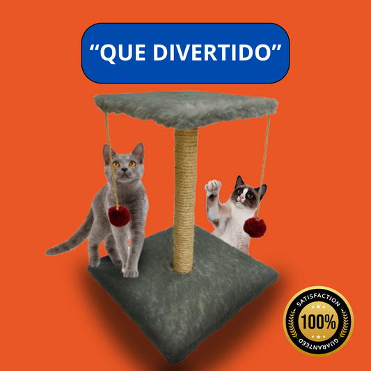 Arranhador Para Gatos Poste com Brinquedo